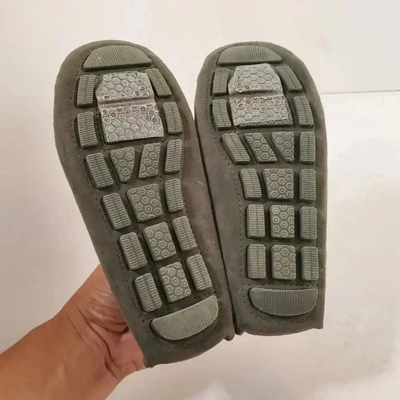 Janie and Jack Grey SUEDE DRIVING SHOE - Picture 5 of 6